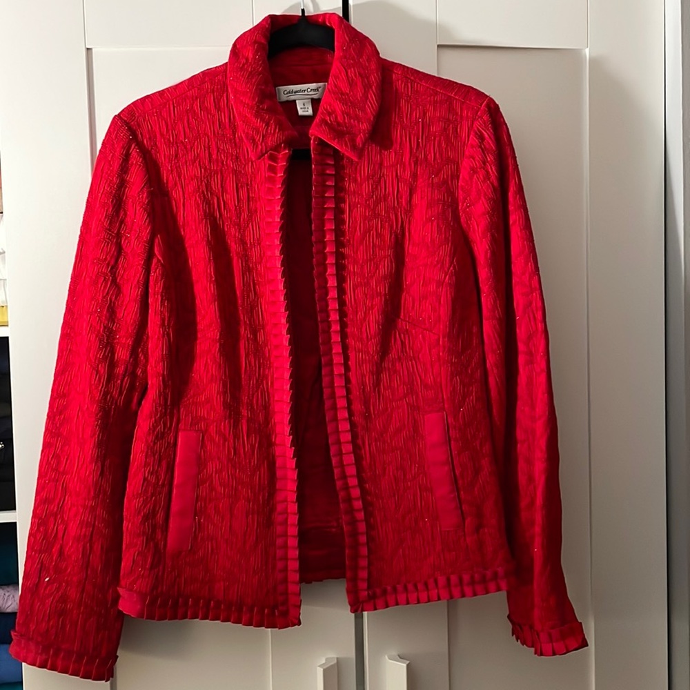 Coldwater Creek Red Jacket